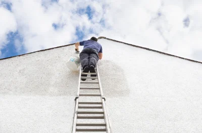 Peinture extérieure à la Renaudie — façades et ravalement